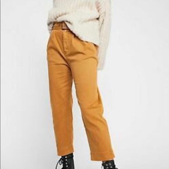 FREE PEOPLE Seamed Like the Real Pants. 4 - Picture 1 of 7
